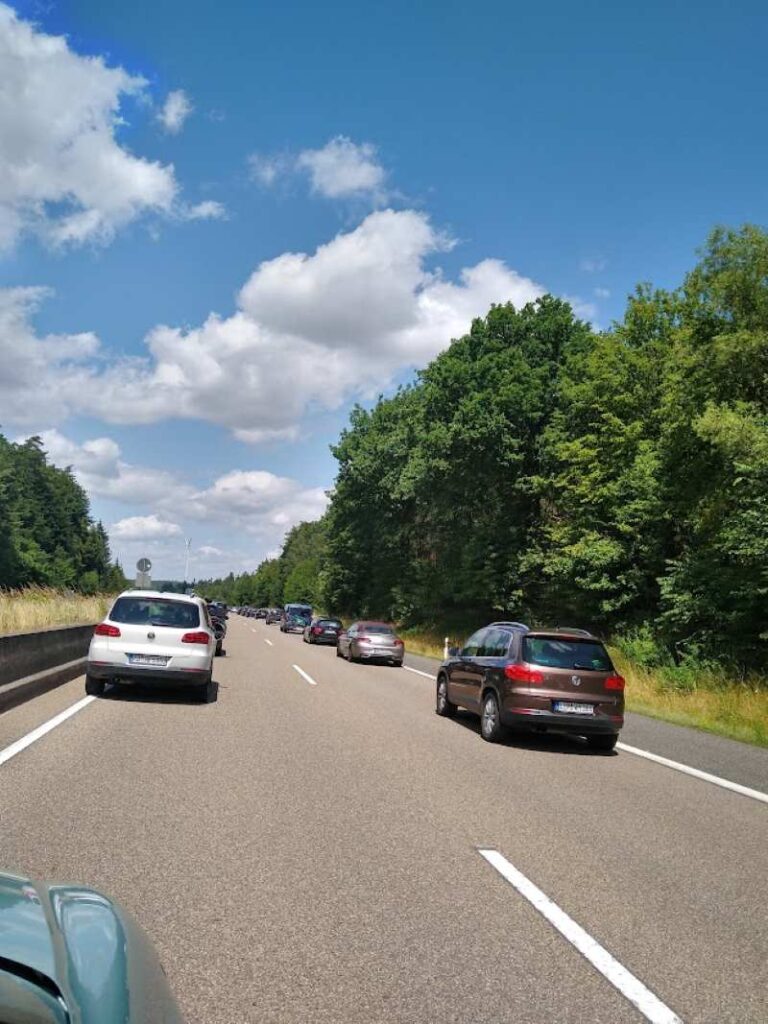 Nødkorridor på tysk motorvej