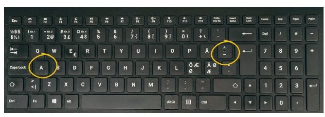 A Umlaut på dansk tastatur